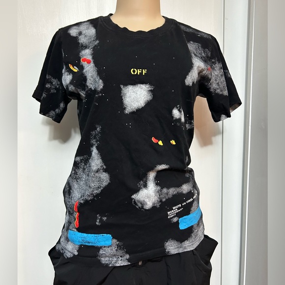 Off White Main Label Virgil Abloh Collab 2013 T-shirt - Picture 1 of 2